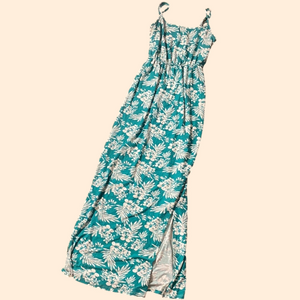 🌷 Ardene 🌷 Green Floral Soft Maxi Dress